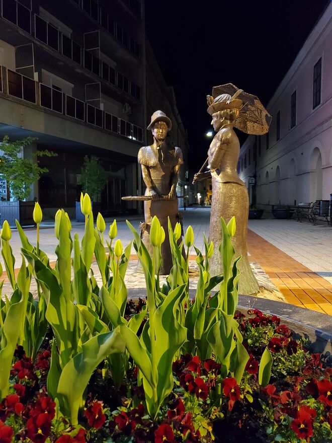 Frühlingsabend in Nagykanizsa 