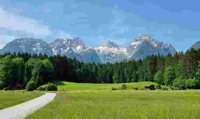 Die Loferer Steinberge...