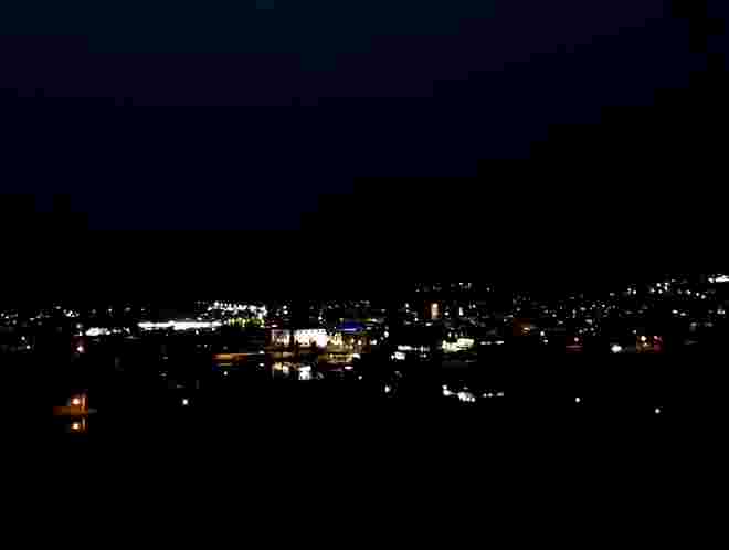 Saalfelden bei Nacht