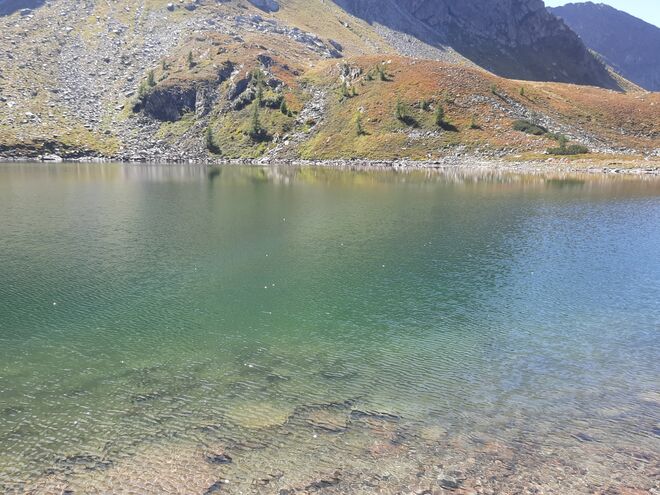 Wasseroberfläche Palfnersee 