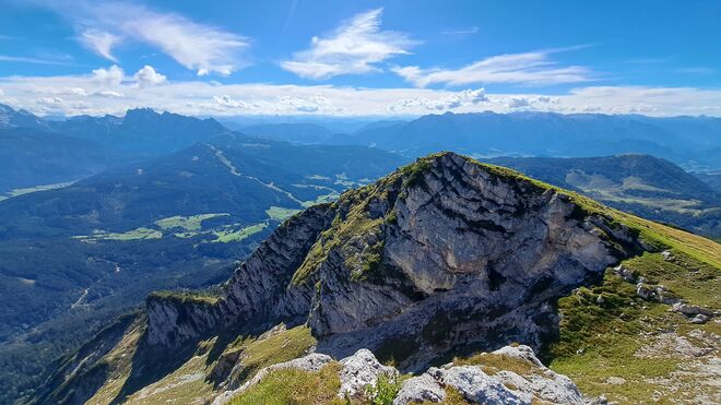 Weiter Blick vom Gamsfeld