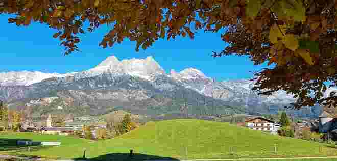 Herbstlicher "Bilderrahmen "