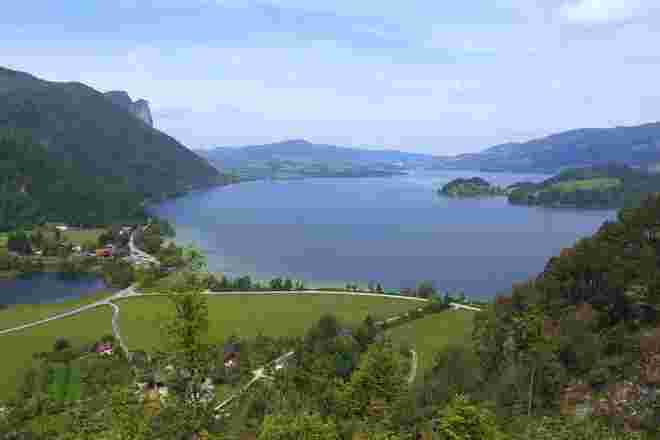 Blick auf den Mondsee