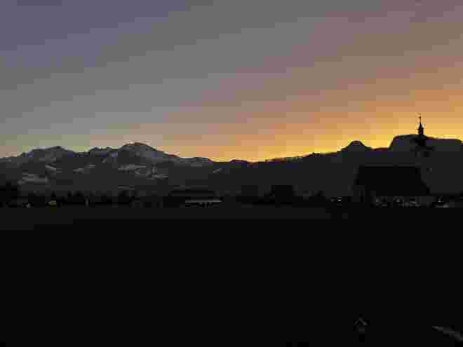 Der goldenen Stunde letzter Moment....
