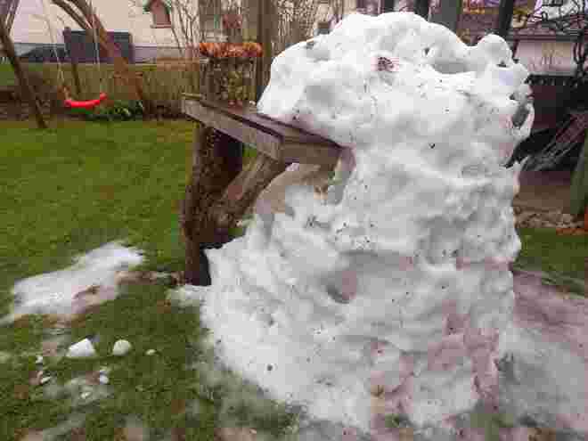 Ein Schneemonster....