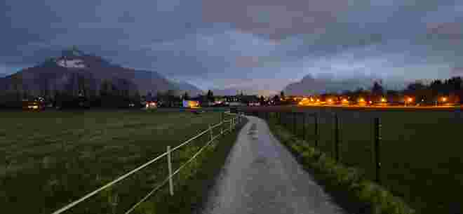 Abendspaziergang bei "lauem Lüftchen"