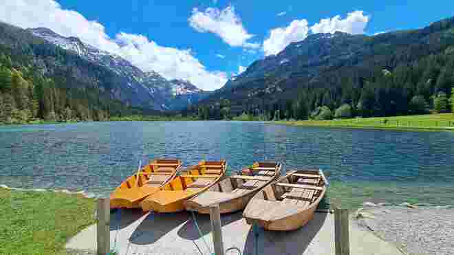 Boote am Jägersee