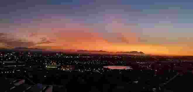 Atemberaubender Sonnenuntergang 