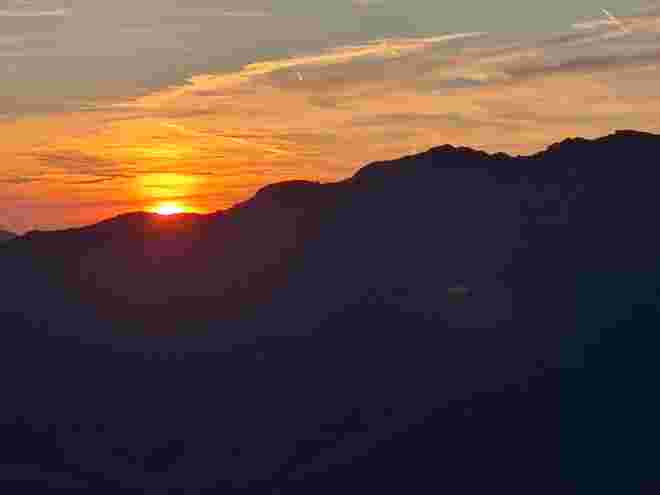 Sonnenuntergang am Stubnerkogel
