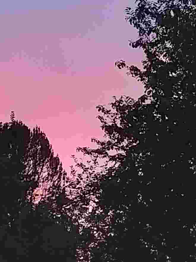 Gewitter aus rosa Wolken...
