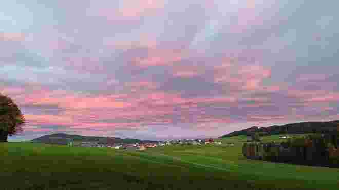 Farbenfroher Morgen