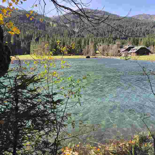 Herbstlichen Jägersee 
