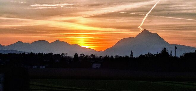Sonnenuntergang von heute