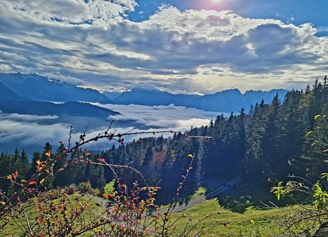 Über den Wolken ...