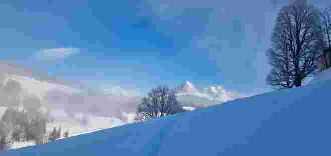 Mystische Winterlandschaft
