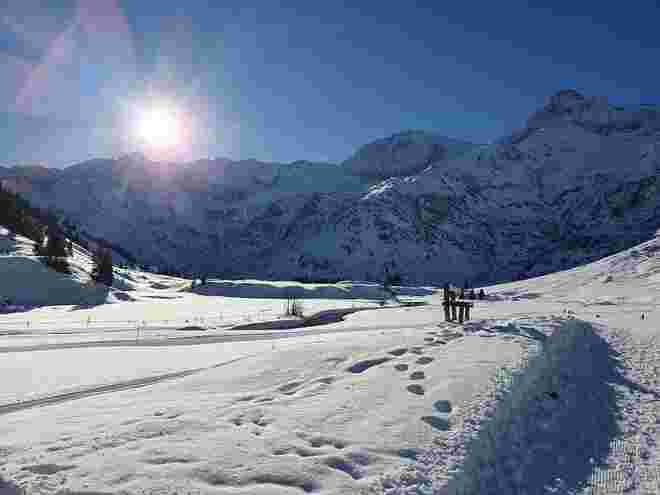 Herrlicher Wintertag auf 1600m