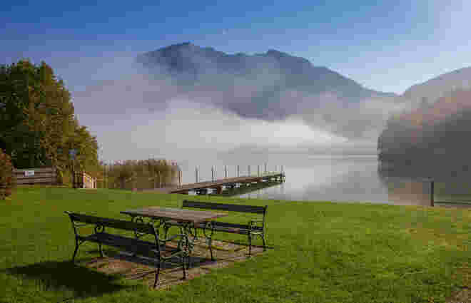 Nebelstimmung am Altausseer See