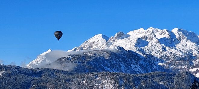 Ballonfahrer in Annaberg