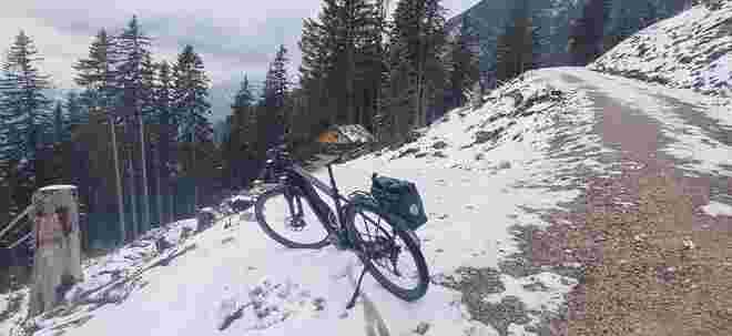 Spuren im Schnee