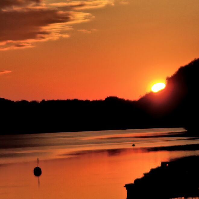 Überraschende Abend blicke....