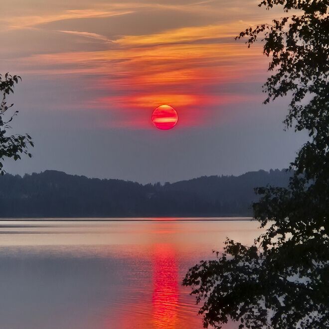 Mond/Sonne am Fuschlsee 