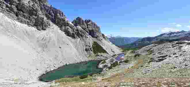 pittoreske Blauseen