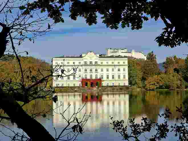 Schloss Leopoldskron im Herbst