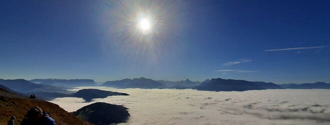 Über dem Nebel der Stadt....
