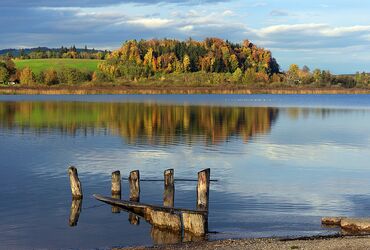 Herbstliche Farben am See 2