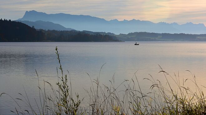 Wallersee im Dunst 2