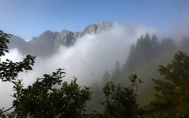Der Morgennebel lichtet sich