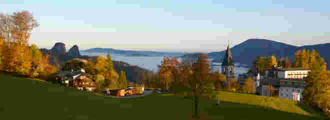 Blick von Bad Dürrnberg...