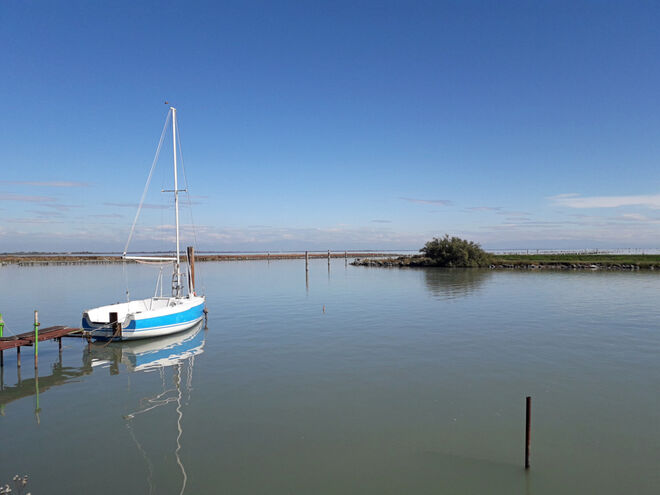 Ruhepole in der Marina Punta Gabbiani