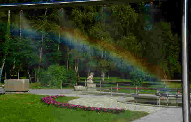 Regenbogen in Hellbrunn