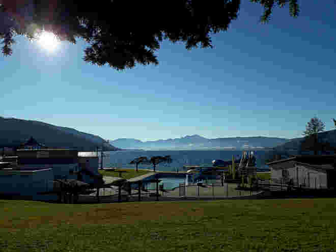 Winterruhe im Strandbad Seewalchen am Attersee