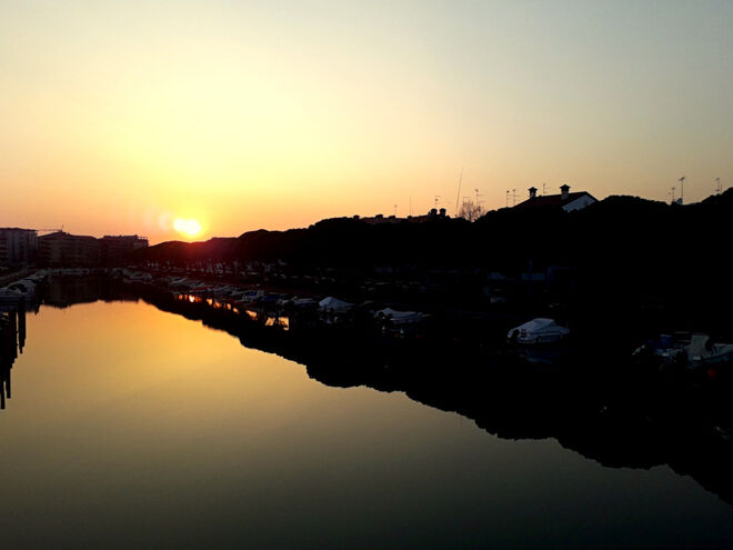 Sonnenuntergang zum Abschied