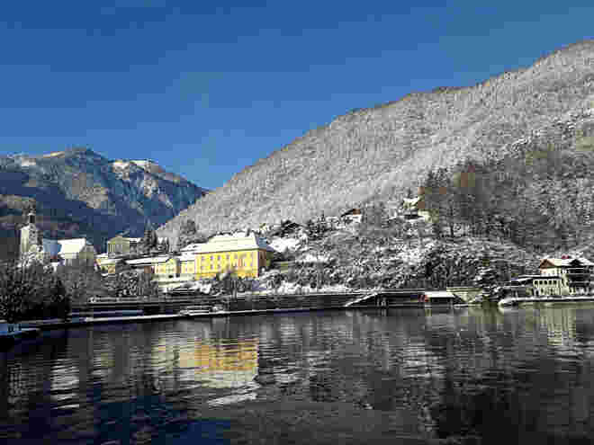 Traunseeufer - Blick auf Ebensee