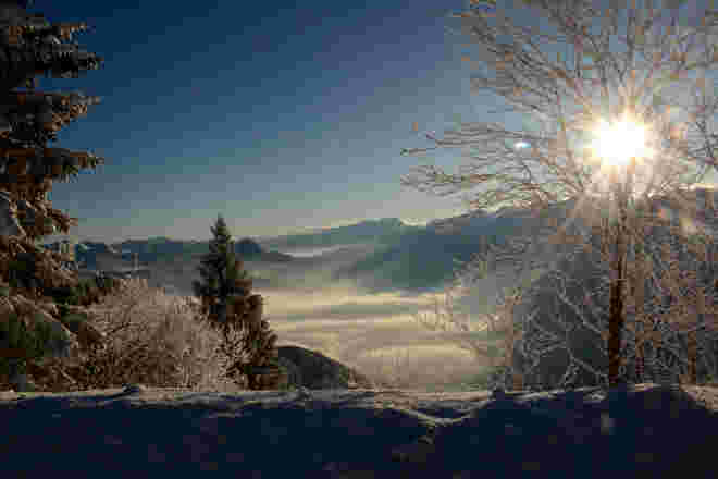 Herrlicher Wintermorgen