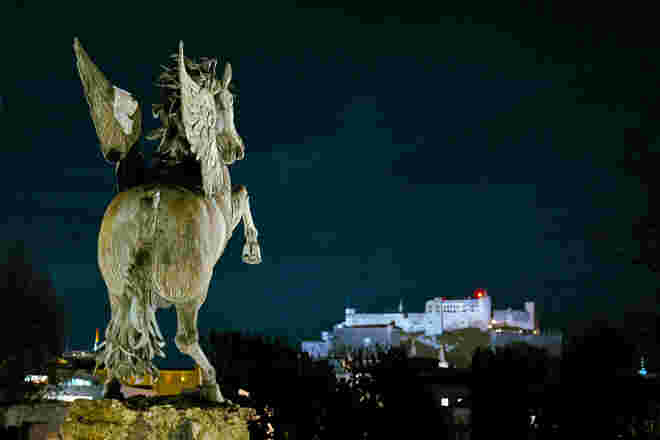 Salzburg bei Nacht
