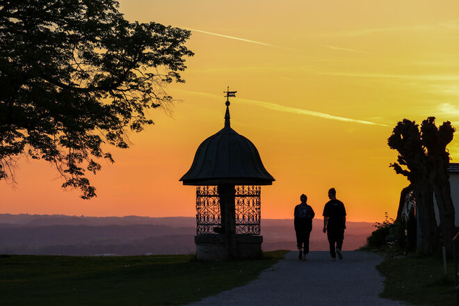 Ein Spaziergang im Abendrot 
