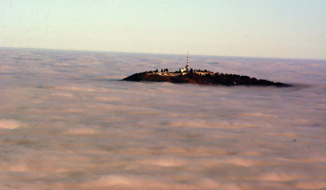 Gaisberg als Nebelinsel