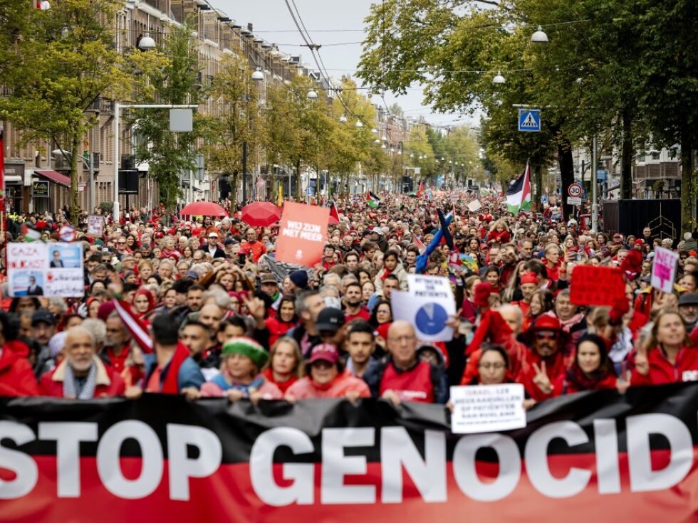 250.000 demonstrierten in Amsterdam gegen Gaza-Krieg