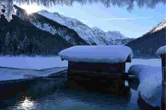 Winterlicher Sonnenaufgang 06.02.2019