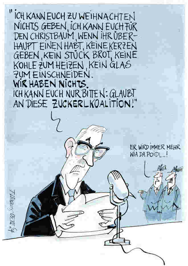 Mit leeren Händen ...