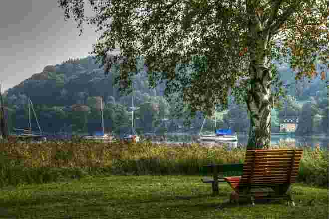 Herbststimmung  in der Weyerbucht 