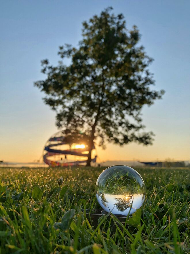 Ein herrlicher Morgen im Strandbad Seekirchen am Wallersee