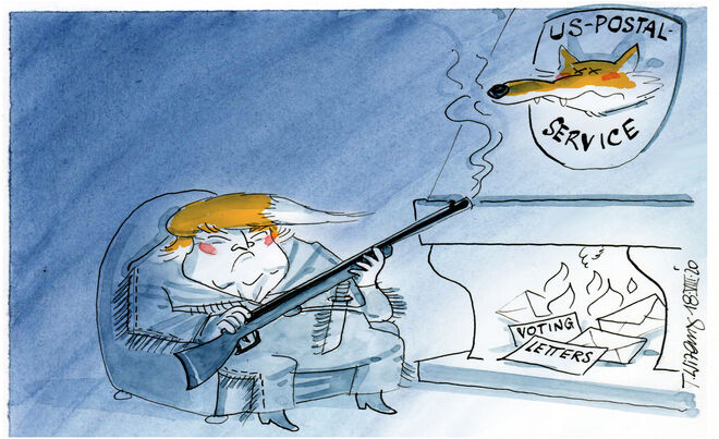 Der Postfuchsjäger ...