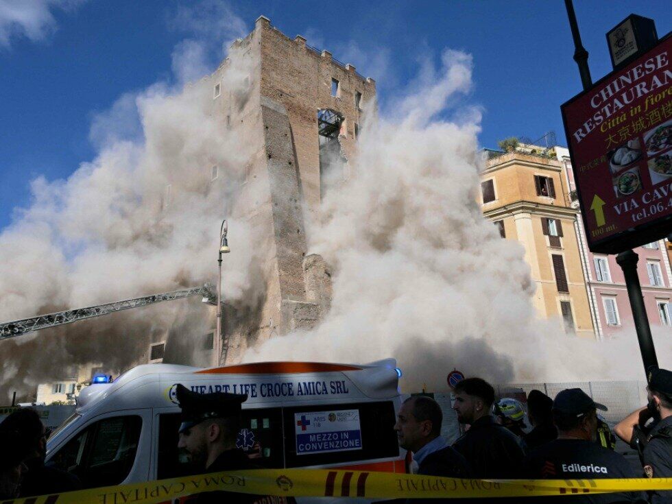 Arbeiter starb bei Turm-Einsturz in Rom