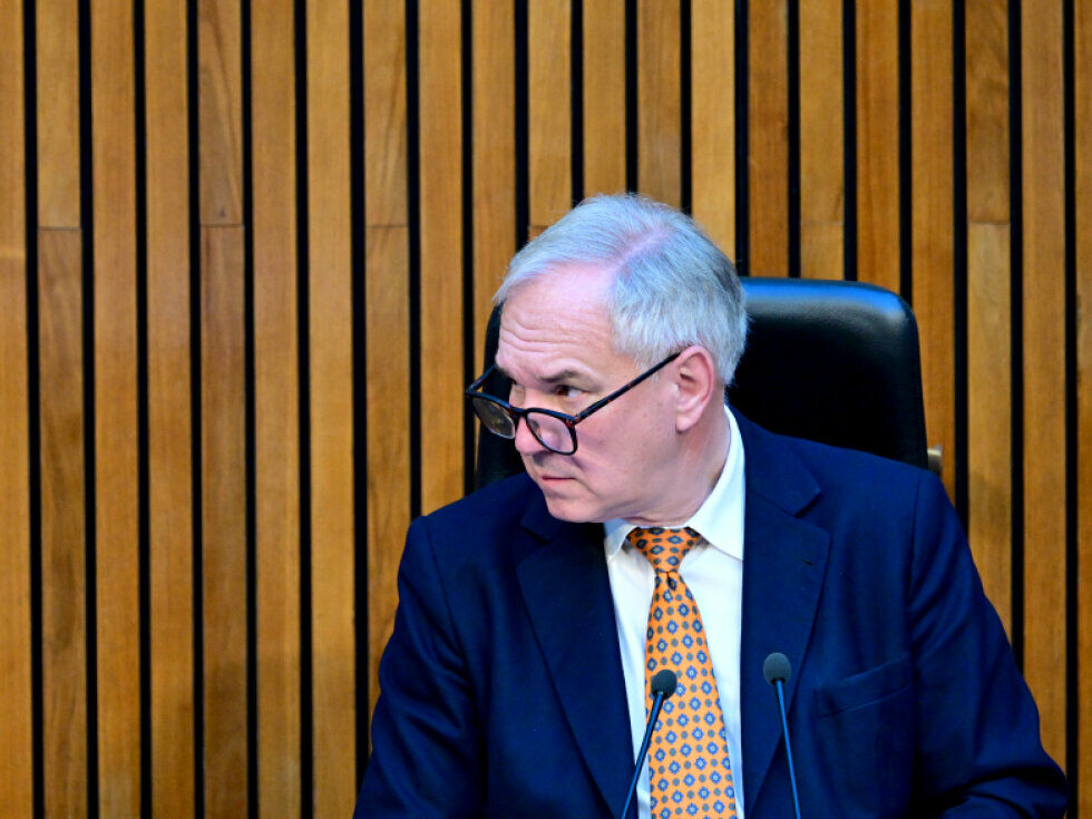 Protest vor dem Parlament gegen Dinghofer-Symposium