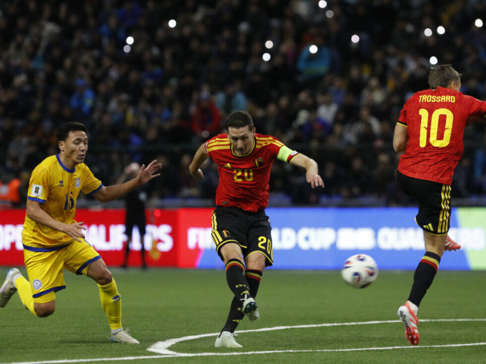 Belgien nach 1:1 in Kasachstan noch nicht mit WM-Ticket